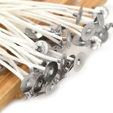 Flachdocht Kerzendocht (30 Stück) Runddocht Teelichtdochte Mit Fuß Gewachst