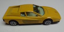 Vintage Sammelmodell Bburago Ferrari  Testarossa gelb  1:43