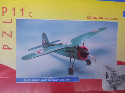 Pzl p11c spw 762mm holzbausatz - spw,