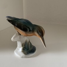 Wagner und Apel Porzellanfigur Vogel, Eisvogel