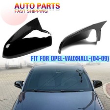 2x Schwarz Spiegelkappen Gehäuse Spiegelcover Für Opel Astra H 2005 2006-2009