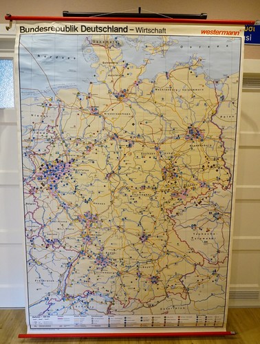 Schulwandkarte bundesrepublik - schulwandkarte,