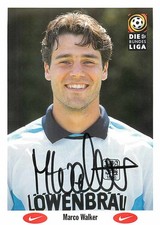 Marco Walker TSV München 1860 Autogrammkarte Bundesliga 1996/97