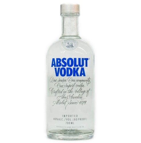 Absolut vodka original leere - vodka,