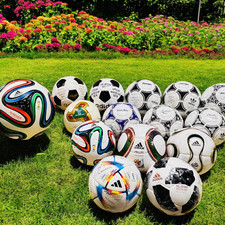 Adidas Historical Mini Ball Soccer Set 14 Footballs Size 1 World Cup 1970 -2022