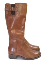 Pier One Braun Cognac Schnallendetail Kniehohe Stiefel Damen Größe EU 37 REF K 171