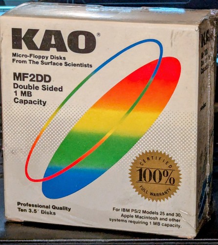Kao disketten double - double, density