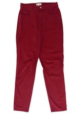 MAC Kelly Damen Jeans Hose Gr.40 rot dunkelrot Karotte Stretch-Denim 180-75