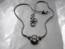  Silberne Kette 46 -50 cm lang