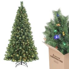 Weihnachtsbaum LED 210cm Künstlicher Tannenbaum mit Ständer Christbaum 380 LEDs