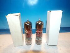 E80CC VALVO # MATCHED PAIR # D-FOIL GETTER # PINCHED WAIST # NOS NIB (5061)