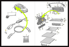 Halter Ladekabel im Kofferraum