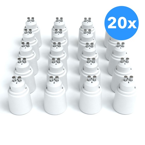 20x lampensockel adapter gu10 - 20x,