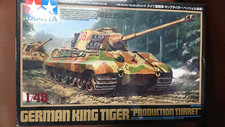 Tamiya 1/48 MM No.36 32536 GERMAN KING TIGER " PRODUCTION TURRET "  OVP mit Muff