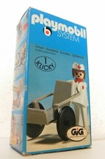 Playmobil Krankenschwester / Rollstuhl 3362 von 1976 Neu & OVP Krankenhaus MISB