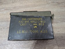 ? Original US-Army Munitionskiste – 7.62 mm NATO – Lake City 1980 – Stahlbox
