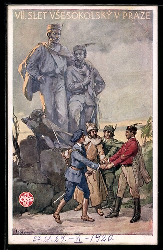 Prag vii sokol 1920 - sokol, fremde