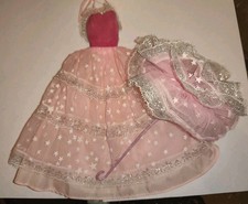 Altes Barbie Dream Glow Zauberglanz Barbie Zubehör Schirm Stola Kleid