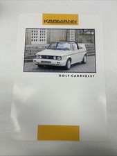 VW Golf 1 Cabriolet Cabrio