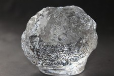 XXL snowball 1,3 kg Kosta Boda sweden Wärff Hurricane Teelicht crystal glass top