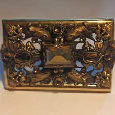 Art Deco,Glassteine amber