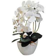 Künstliche Orchidee im Topf