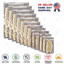 Zip Seal Top Lock Foil Mylar