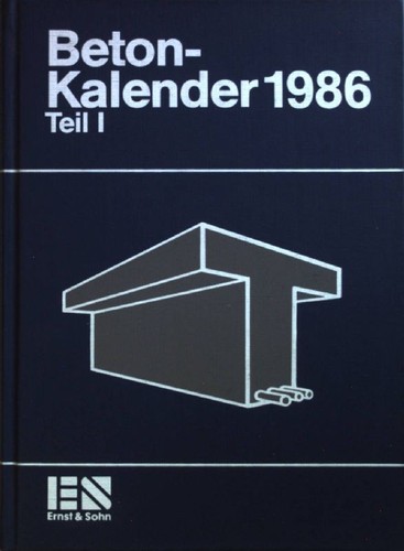 Beton kalender 1986 - beton-kalender,