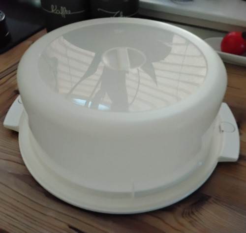 Kuchen transportbox rund weiß - transportbox,