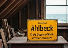 Ortsschild kaiserbad ahlbeck - kaiserbad,