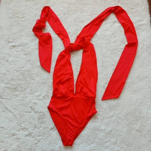 Asos swim rotes badeanzug - asos,