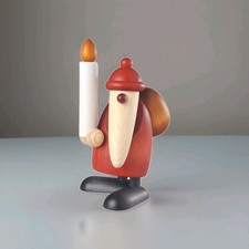 Weihnachtsmann mit Kerze groß 7534 - Björn Köhler Erzgebirge - NEU & OVP