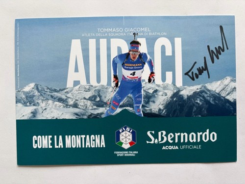 Orig autogrammkarte biathlon - orig.,