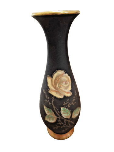 Vase porzellan schwarz - vase,