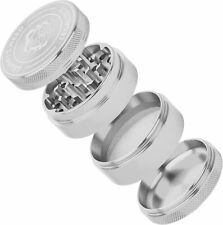 Granny's Grinder in Silber 55mm 4-teilig Aluminium Kräutermühle Crusher Tabak