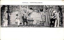 Ak Bauchredner O'Kill, Puppe