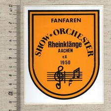 Aufkleber/Sticker Show Orchester Rheinklänge Aachen