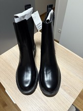 Stiefeletten schwarz, Gr. 42