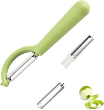 P-Sparschäler für Tupper mit 2 Ersatzklingen,Schäler für Tupperware Ersatzteile,