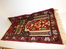 alter kleiner Teppich Wandteppich Fransenteppich guter Zustand Gebetsteppich