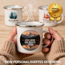 Personalisierte Emaille Tasse