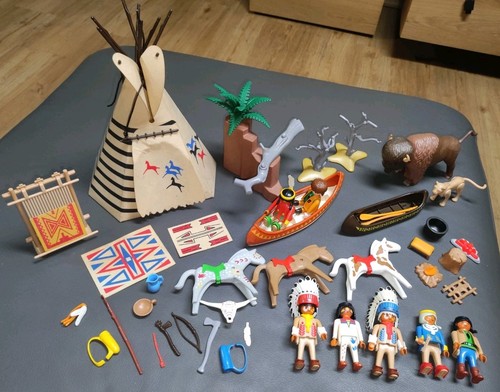 Vintage playmobil indianer - vintage,