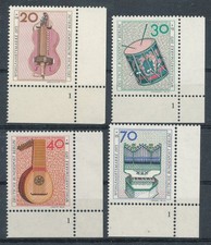 857042) Berlin Bogenecken Nr.459-462** Musikinstrumente mit Formnummer 1