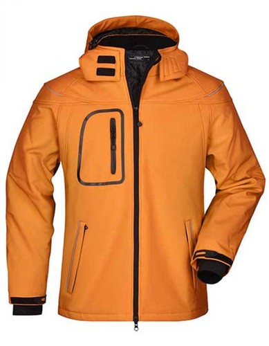 Men winter softshell jacket - softshell,