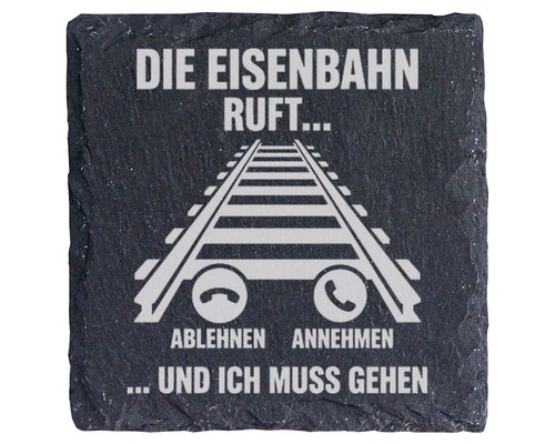 Schiefer untersetzer eisenbahn - schiefer,