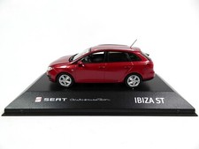 Seat Ibiza ST Dakota Red 1:43 - Fischer Diecast Dealer Miniatur Modellauto SE20