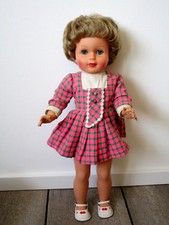 tolle alte PUPPE  ES 3/50 evtl. Emaso Mönchröden  Schlafaugen Sprechpuppe  54 cm