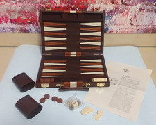 Backgammon Koffer Kunstleder