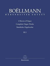 L'Oeuvre d'Orgue 3/3. Orgel Buch Barenreiter