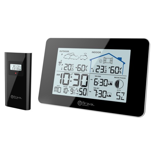 Lcd funk wetterstation mit - lcd,